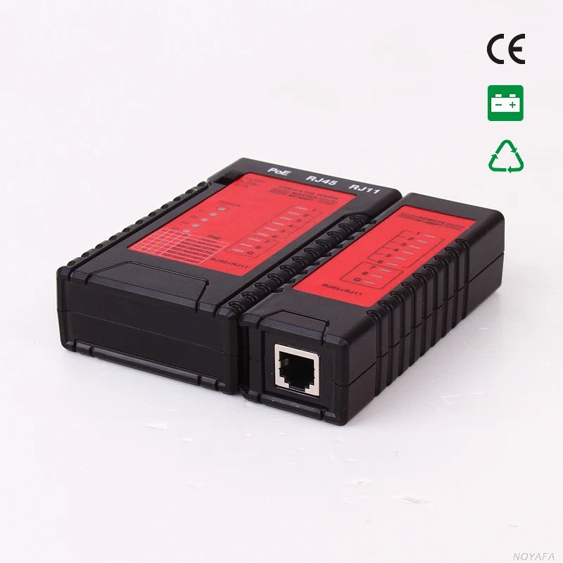 Noyafa NF-468PF POE Tester Detection Standard LAN Network Cable Continuity Test RJ11 RJ45 LED Light
