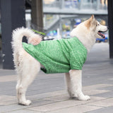 3XL-9XL Winter Warm Large Dog Clothes For Big Dogs Sweater Hoody Pet Wool Sweatshirt Coat For Labrador Samoyed Retriever Alaskan