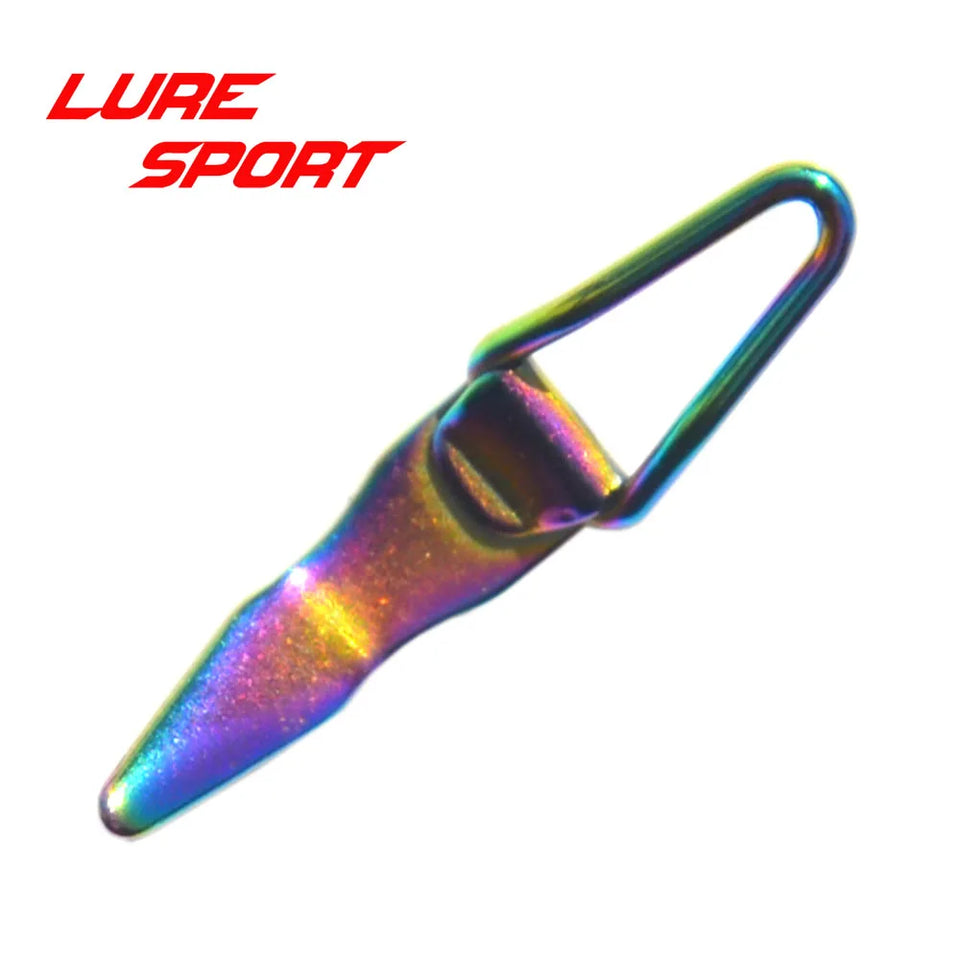 LURESPORT 12pcs 20pcs Stainless Steel Hook Keeper for Lure Collapsible Rod Building Component Repair Fishing rod DIY Accessory