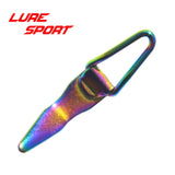 LURESPORT 12pcs 20pcs Stainless Steel Hook Keeper for Lure Collapsible Rod Building Component Repair Fishing rod DIY Accessory