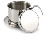 350ml Vietnamese Moka Pot Espresso Coffee Maker Portable Stainless Steel Filter Holder Drip Filter Coffee Accessories