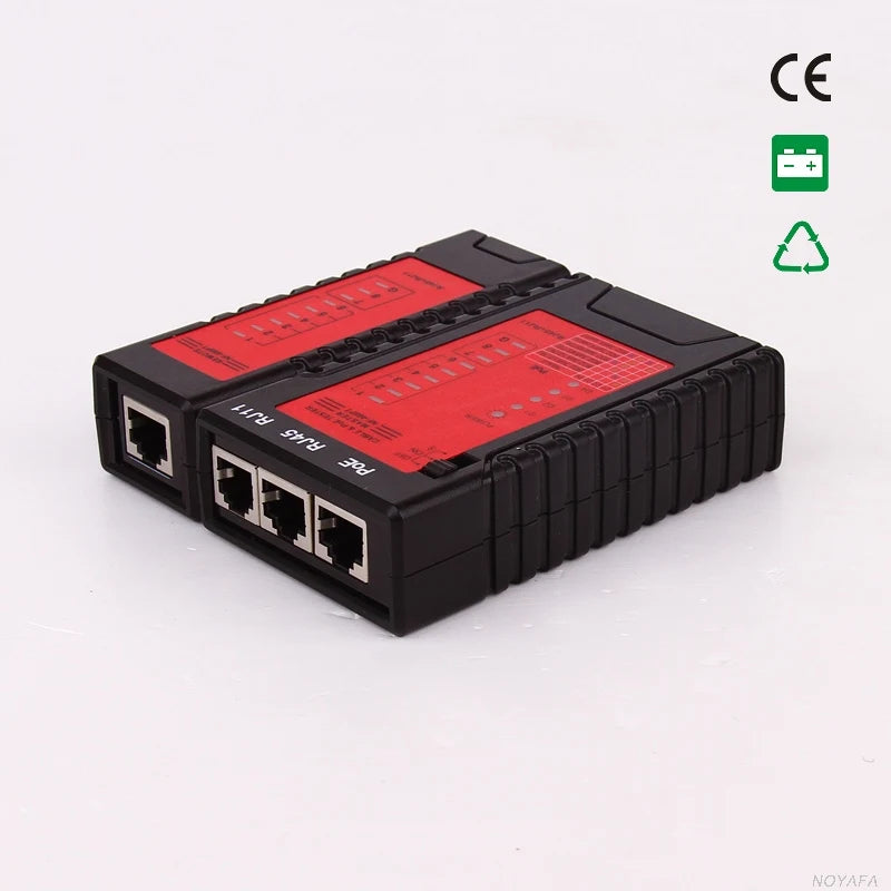 Noyafa NF-468PF POE Tester Detection Standard LAN Network Cable Continuity Test RJ11 RJ45 LED Light