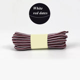 1 Pair 18 Colors Striped Double Color Shoe laces Round Outdoor Sneakers Shoelaces Cotton Boots Shoelace 70CM 90CM 120CM 150CM