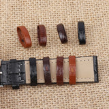 10pcs Genuine Leather Watchband Keeper Ring Hoop Loop Black Brown Coffee Watch Strap Holder Retainer Replacement