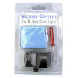 VictOptics V2 1x18 Red Dot Sight Hunting Riflescope Collimator Scope Fits Airsoft .223 5.56mm With 21mm 20mm Weaver Mount