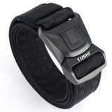 Solid Quick Release Metal Buckle Canvas Tactical Belts Comfortable Webbing Waistband Outdoor Corps Training Hiking Belt For Men
