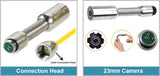 SYANSPAN Well Pipe Inspection Video Camera,Drain Sewer Pipeline Industrial Endoscope Deep Down Hole Underwater Underground Lens
