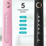 Fairywill Electric Sonic Toothbrush FW-507 USB Charge Rechargeable Adult Waterproof Electronic Tooth Brushes Replacement Heads S