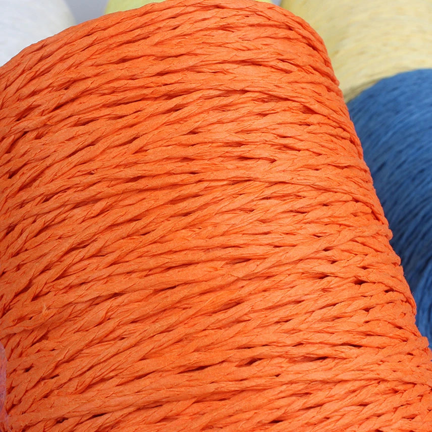 280-300M/roll Natural Raffia Straw Yarn for Knitting Crocheting Paper Threads Diy Handmade Summer Sunhat Beach Bag Freeshipping