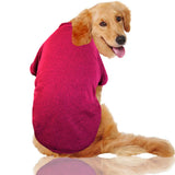 3XL-9XL Winter Warm Large Dog Clothes For Big Dogs Sweater Hoody Pet Wool Sweatshirt Coat For Labrador Samoyed Retriever Alaskan