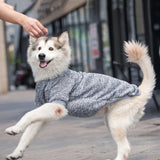 3XL-9XL Winter Warm Large Dog Clothes For Big Dogs Sweater Hoody Pet Wool Sweatshirt Coat For Labrador Samoyed Retriever Alaskan