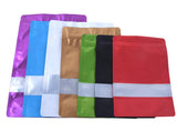 100PCS Stand-up Matte Aluminum Foil Window Ziplock Bag DIY Snack jewelry Spice Candy Customize Logo Brand Gift Storage Pouches