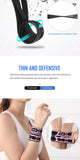 AOLIKES Sports Wrist Compression Wraps Wrist Support Brace Strap for Fitness Weightlifting Basketball Tennis Wrist Pain Relief