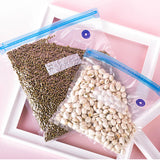 Vacuum Food Storage Zipper Bags Reusable BPA-Free Sous Vide Bags with Vacuum Hand Pump Fruit Meat Nut Vacuum Sealer Saver Bag