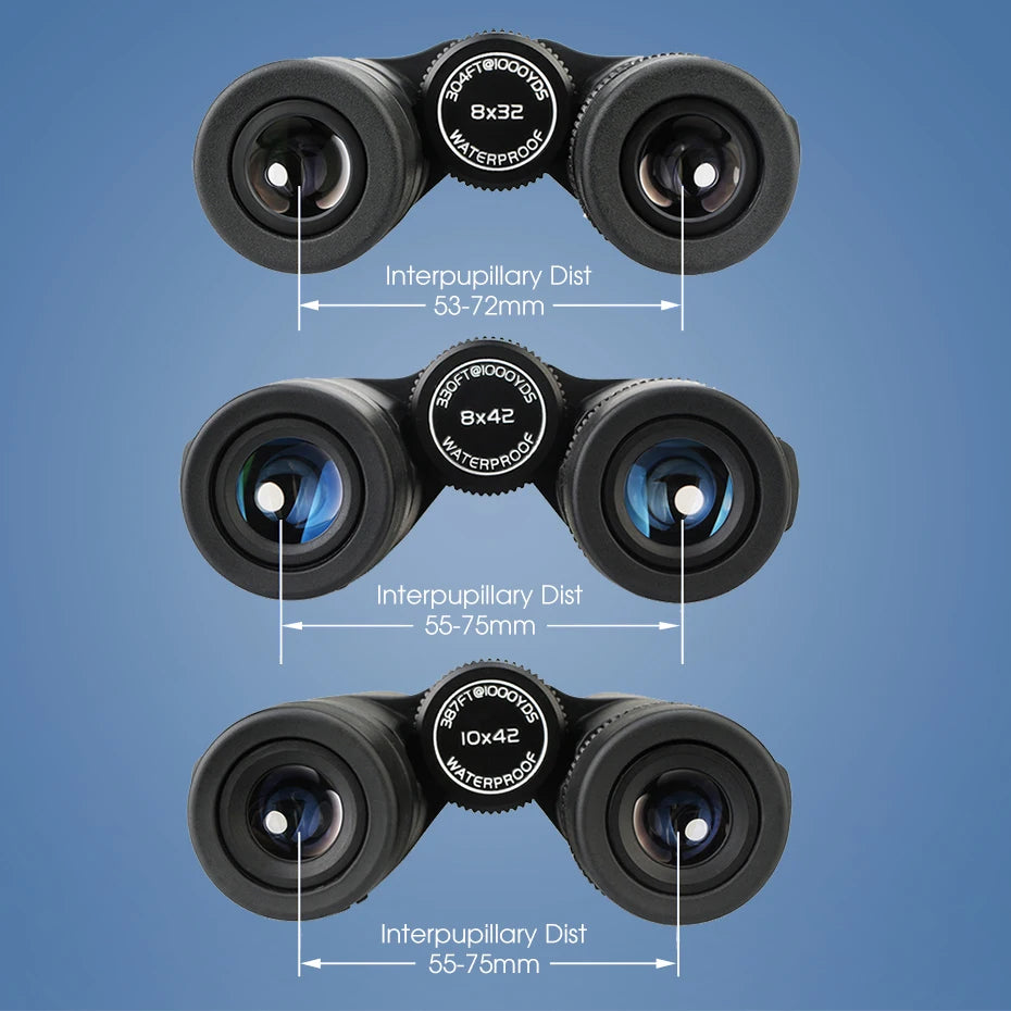 Svbony SV47 Binoculars for Adults, 8x32/8x42/10x42 Bak4 Prism HD FMC Lens Waterproof for Nature Observation Safari Watch Bird
