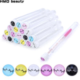 Reusable Eyebrow Brush Tube Disposable Eyelash Brushes Mix Eyebrow Brush with New Eelash Resin Drill Replaceable Makeup Brushes