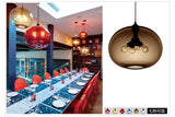 Modern Restaurant Chandelier Light Blown Colorful Glass  Lampshade Glass Ceiling Hanging Lamps Living Room Coffee Room Office