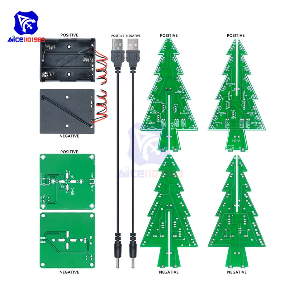 DIY Electronic Kit PCB Soldering Practice Electronic Circuits Kit