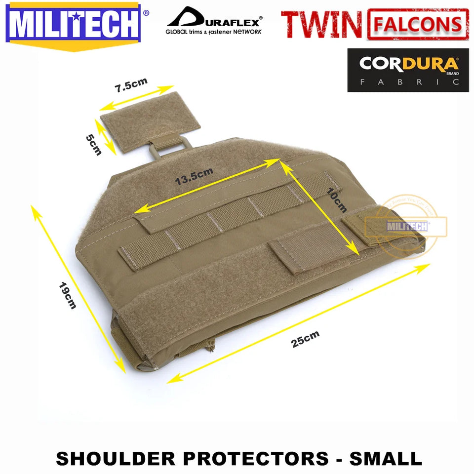 MILITECH NIJ 3A ballistic shoulder protector bulletproof thigh protector NIJ 3A 0101.06 NIJ 0101.07 HG2 deltoid armor protection
