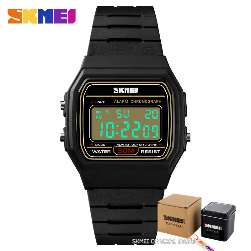 SKMEI Fashion Sports Couple Watches Women Digital Watch Waterproof Display Date Week Female Wristwatch Relogio Feminino 1412