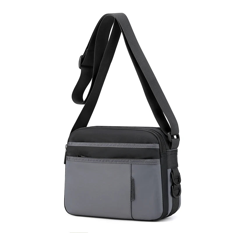 Crossbody Shoulder Bag Men Zipper Travel Messenger Pack Male Shoulder Sling Working Bags Bookbag Briefcase Casual Sling Bag Male