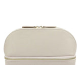 Personalized Cosmetic Bag Pu Leather Women Travel Makeup Bag with Jewelry Organizer Case 2 in 1 Ladies Travel Clutch Pouch