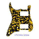 Guitar Pickguard - For FD Strat Left Handed 11 Screw Holes HH PAF Humbucker Scratch Plate 2 Control Holes Various Color Choice