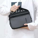 Crossbody Shoulder Bag Men Zipper Travel Messenger Pack Male Shoulder Sling Working Bags Bookbag Briefcase Casual Sling Bag Male