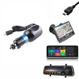Universal Car Vehicle DC Power Charger Adapter Cord Mini USB Cable For DVR GPS Navigation 5V 2A With Cable