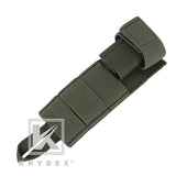 KRYDEX Tactical Modular Radio Antenna Relocation Retention Pouch Small MOLLE Wargame Hunting Hiking Combat Equipment Pouch