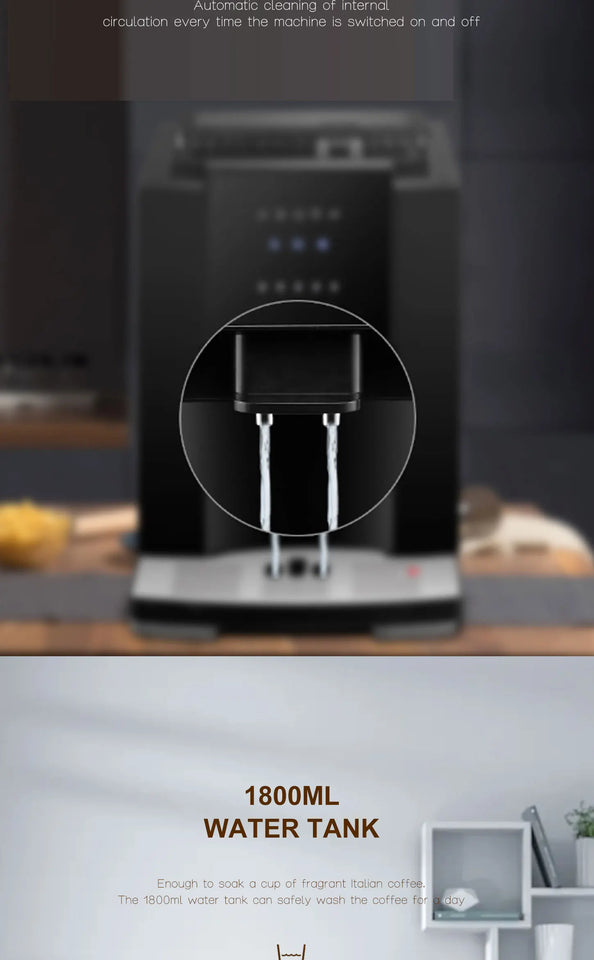 Coffee Machine Automatic Grinder All-In-One Machine Commercial American Office Use Italian Home Coffee Machine Coffee machine