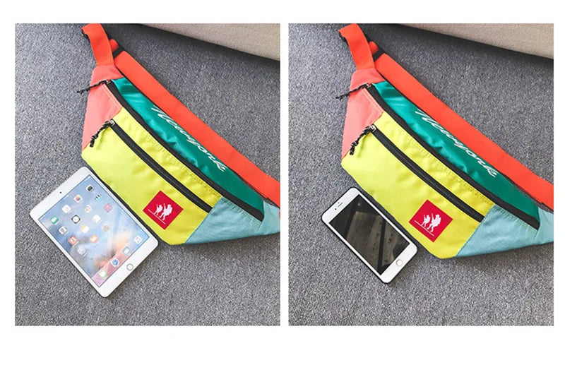 Unisex Waist Bag Fanny Pack Fashion Bags For The Belt Multifunction Chest Bag Banana Packs Hip Hop Bum Package Crossbody Pack