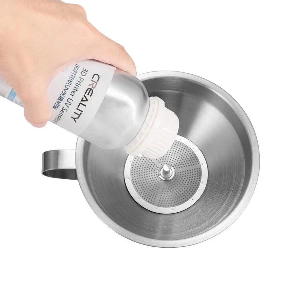 Sovol 3D Printer Resin Filter Funnel Stainless Steel Removable Double Strainer UV Resin Filter Cup For Mars Photon SLA/DLP/LCD