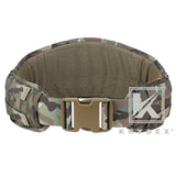 KRYDEX Tactical Waist Belt, MOLLE Soft Wide Padded Battle Belt, Shooting Airsoft Hunting Multi-Function Quick Release Belt