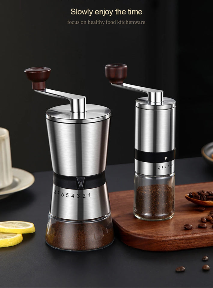 Manual Coffee Grinder High Quality Hand Coffee Mill with Ceramic Grinding Core Adjustable Home Portable Coffee Grinding Tools