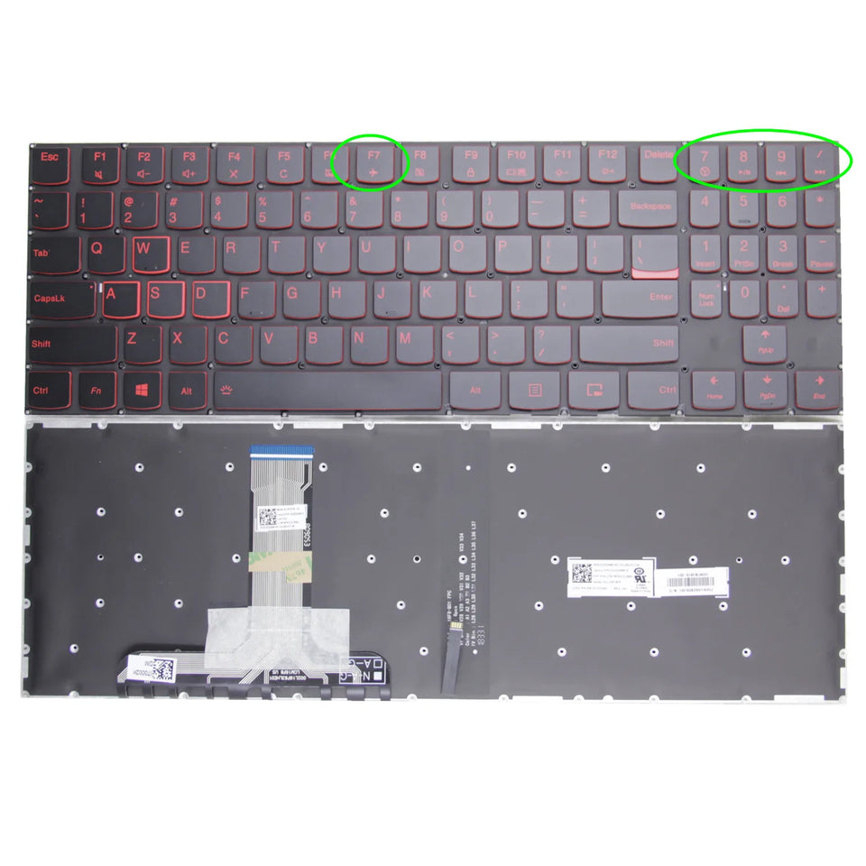 New US Keyboard for Lenovo Legion Y520-15IKB R720-15IKB Y7000 Y520-15 Y720-15IKB Y530-15 Y545 PG0 English Laptop Backlit