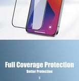 3-4PCS Full Cover Tempered Glass For iPhone 11 12 13 14 15 Pro Max Screen Protector For iPhone X XR Xs Max Protective Glass Film
