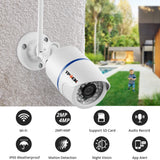 4MP 1080P IP Camera Outdoor WiFi Home Security Camera Wireless Surveillance Wi Fi Bullet Waterproof IP Video HD Camara CamHi Cam