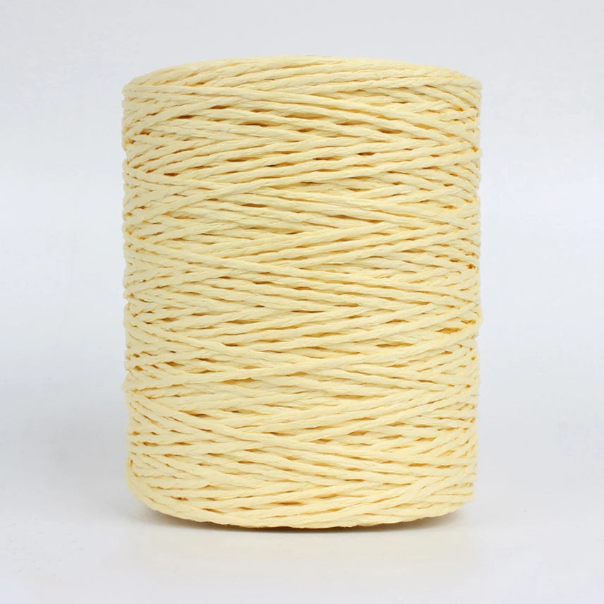 280-300M/roll Natural Raffia Straw Yarn for Knitting Crocheting Paper Threads Diy Handmade Summer Sunhat Beach Bag Freeshipping