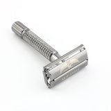 Butterfly Safety Razor WEISHI Brass material Gun color 9306-C or  Black Travel pouch Stainless steel mirror Top quality NEW
