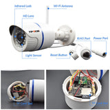 4MP 1080P IP Camera Outdoor WiFi Home Security Camera Wireless Surveillance Wi Fi Bullet Waterproof IP Video HD Camara CamHi Cam