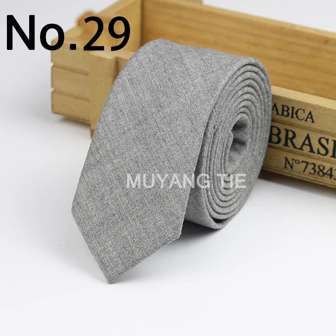 Commercial Luxury 100% Wool Tie Classical Color Black Grey Necktie Mens Fashion Neckties Designer Handmade European Style Ties