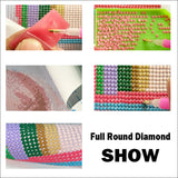 5D DIY Diamond Painting Animal highland Cow Mosaic Painting Full Square/Round Drill Embroidery Cross Stitch 5D Home Decor Gift