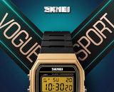 SKMEI Fashion Sports Couple Watches Women Digital Watch Waterproof Display Date Week Female Wristwatch Relogio Feminino 1412