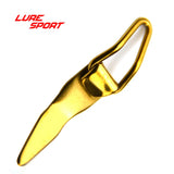 LURESPORT 12pcs 20pcs Stainless Steel Hook Keeper for Lure Collapsible Rod Building Component Repair Fishing rod DIY Accessory