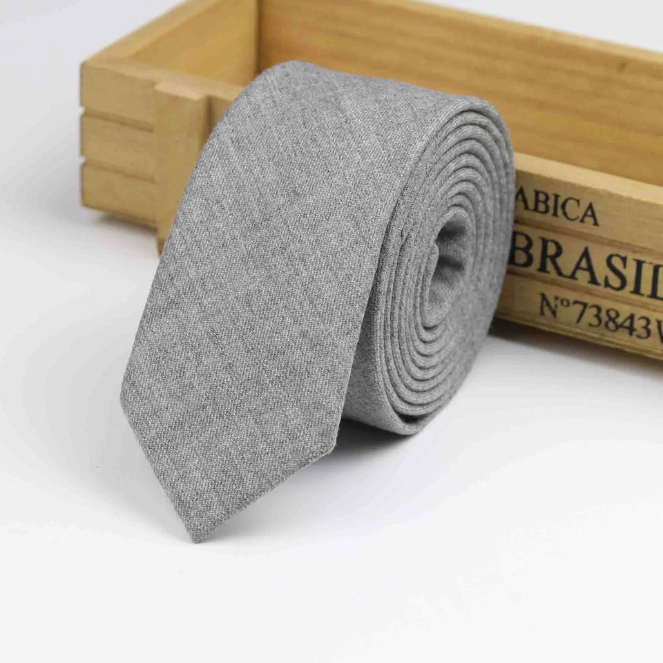 Commercial Luxury 100% Wool Tie Classical Color Black Grey Necktie Mens Fashion Neckties Designer Handmade European Style Ties