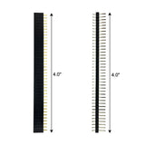 10pcs 40 Pin 1x40 Single Row Male and Female 2.54 Breakable Pin Header PCB JST Connector Strip for arduino DIY Kit