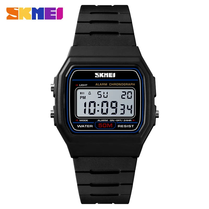 SKMEI Fashion Sports Couple Watches Women Digital Watch Waterproof Display Date Week Female Wristwatch Relogio Feminino 1412