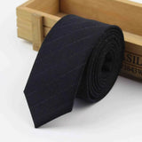 Commercial Luxury 100% Wool Tie Classical Color Black Grey Necktie Mens Fashion Neckties Designer Handmade European Style Ties