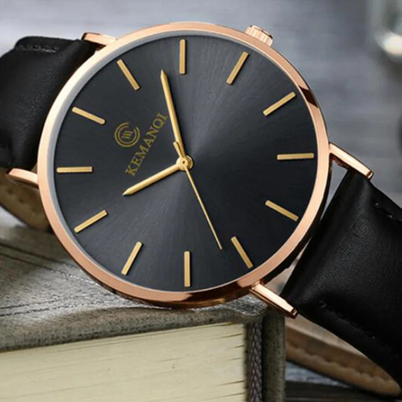 2022 Minimalist Men's Watch Ultra Thin Men's Watches For Men Fashion Simple Business Watch Leather Clock Reloj Hombre Relogio